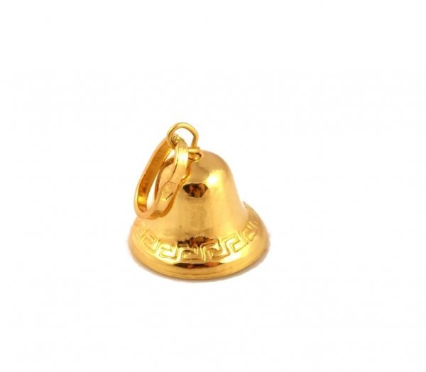 Wisior Dzwoneczek grecki złoto 585 