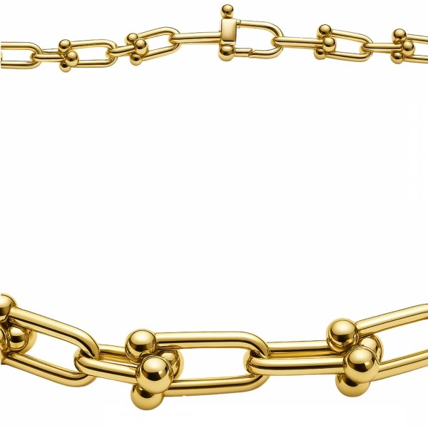 Naszyjnik złote kości 3D złoto 585