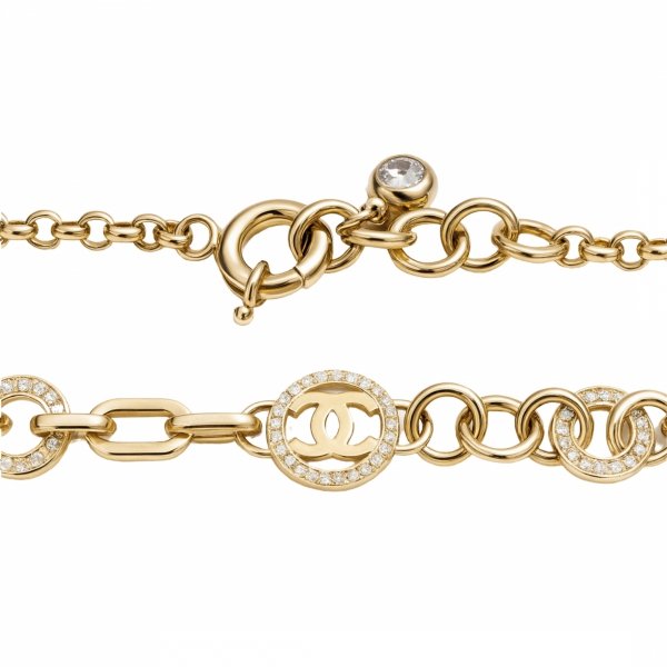 Bransoletka  Obrączki 19,5 cm  złoto 585