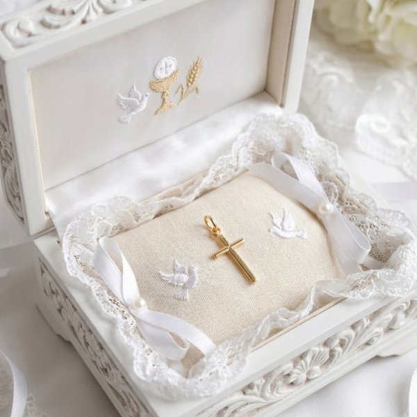 Zawieszka krzyż złoto 585