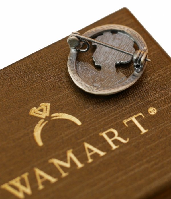 Broszka KAMEA dama art srebro rod 925 