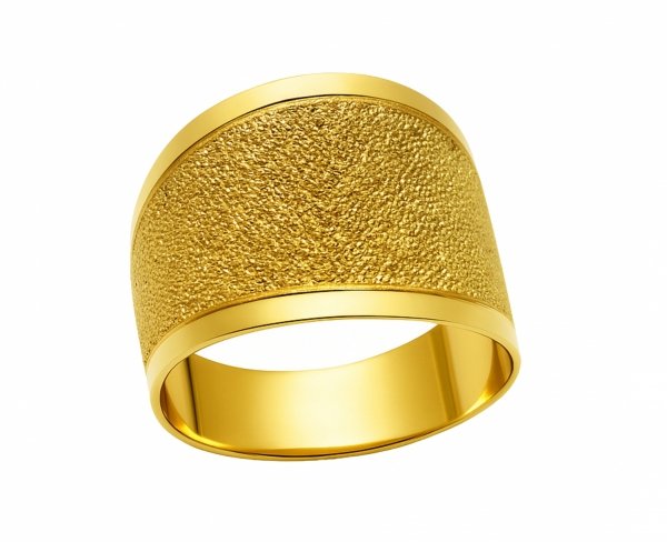  Pierścionek druza szeroka złota R.15 złoto 585