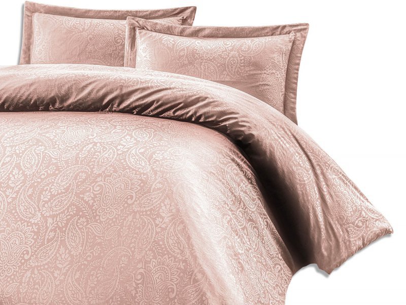 Pościel satyna bawełniana(P) SAL LIGHT PINK/160x200 LUXURY PREMIUM