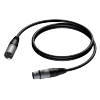 Procab CAB901/1.5 XLR male - XLR female 1,5 meter