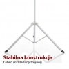 ART Ekran ręczny na statywie 4;3 72 cale 145x110cm TS-72 4:3
