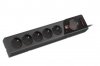 Armac Listwa zasilająca Z5 3m 5x230V 10A  Z5/30/CZ czarna