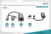 Digitus Karta sieciowa przewodowa USB 3.1 Typ C + USB A do 1x RJ45 2.5 Gigabit Ethernet 10/100/1000/2500Mbps