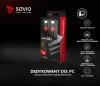 Savio Kabel HDMI 2.0 dedykowany do PC czerwono-czarny 3 m, GCL-04
