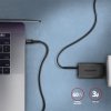 AXAGON Kabel BUCM-CM20AB USB-C USB-C 2.0, 2m, PD 60W, 3A, ALU, oplot Czarny