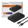 Qoltec Stacja dokująca dysków SSD M.2 | NVMe | SATA | USB-C | DUAL 2 x  2TB