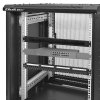 Qoltec Przepust szczotkowy do szaf RACK 19 cali | 1U