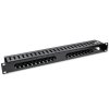 Qoltec Organizer kabli do szaf RACK 19 cali | 24 porty | 1U