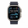 Apple Przedłużka do paska Ocean w kolorze granatu do koperty 49 mm - elementy z tytanu w kolorze naturalnym