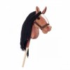 Tootiny Koń na kiju Hobby Horse HOPPIHORSE A3 Bay - ciemny brąz, maść gniada