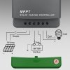 Qoltec Solarny regulator ładowania MPPT z czujnikiem temperatury 30A |  12V/24V | LCD | 2xUSB | Bluetooth | APP | GEL | LiFePO4
