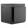 CAYMON WPR612R/B 19” wall mount rack - 12 units - 600mm depth - Removable back Black version