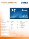 Monitor interaktywny 75 cali IIyama ProLite TE7512MIS-B3AG