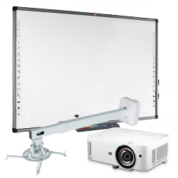 Avtek VS4000EDU (Avtek TT-Board 80 + ViewSonic PS02X-EDU + Avtek WallMount 1200) zestaw 