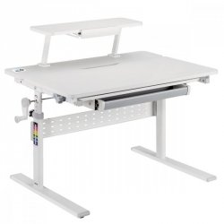 Ergo Office Biurko dla dzieci z regulacją wysokości max 40kg ER-483 Szare