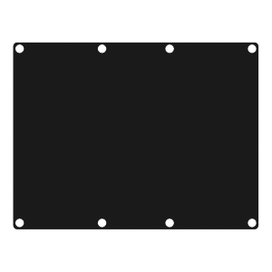 CAYMON CASY 301/B CASY 3 space closed blind plate Black version