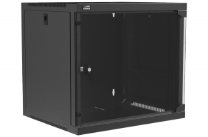 CAYMON EPR409/B 19 cali wall rack - 9 units - 450 mm depth Black version