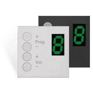 Panel sterowniczy AUDAC MWX45/B MTX wall panel controller 45 x 45 mm Black version
