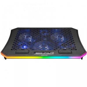 Podstawka chłodząca Rampage AD-RC34 pod laptopa 10-19 cali LED USB RGB cicha