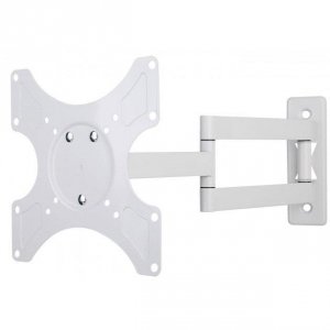 Uchwyt ścienny Techly LCD/LED 19 cali-37 cali 25kg, obrotowy,biały