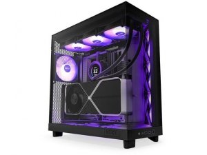 Obudowa komputerowa NZXT H6 Flow RGB Midi Tower czarna z oknem