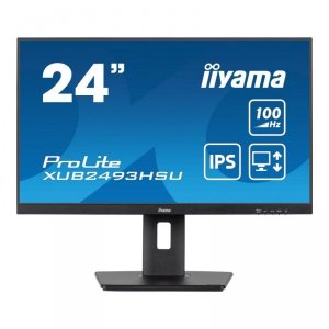 Monitor iiyama 23,8 cali ProLite XUB2493HSU-B6 IPS FHD 100Hz HDMI DP HUB głośniki