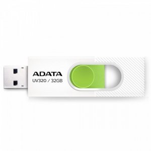Adata Pendrive UV320 32GB USB 3.2 Gen1 Biało-zielony