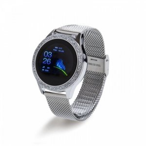 ORO-MED Smartwatch Oro Smart Crystal Srebry