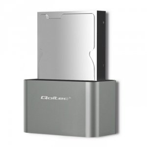 Qoltec Stacja dokująca dysków HDD/SSD | 2.5 cali/3.5 cali SATA | USB 3.0