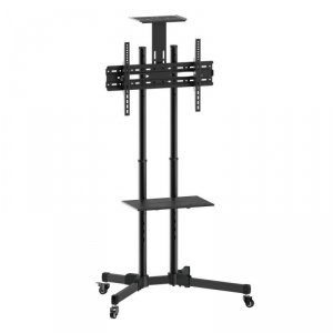 Techly Mobilny stojak do tv 37-70 cali 50kg, dwie półki