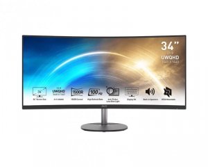 MSI Monitor komputerowy  34 cale PRO MP341CQ CURVED/VA/UWQHD/100Hz