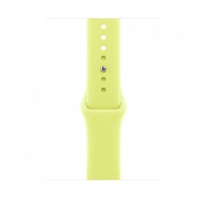 Apple Pasek sportowy w kolorze neonowym żółtym do koperty 46 mm - rozmiar S/M