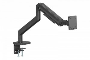 Digitus Ramię biurkowe pojedyncze z zaciskiem i sprężyną mechaniczną 1x LCD max. 49 20kg, VESA: 75x75, 100x100, czarne