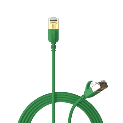 Kabel sieciowy CAT7 PROCAB CSD570G/0.15, zielony (0,15m)