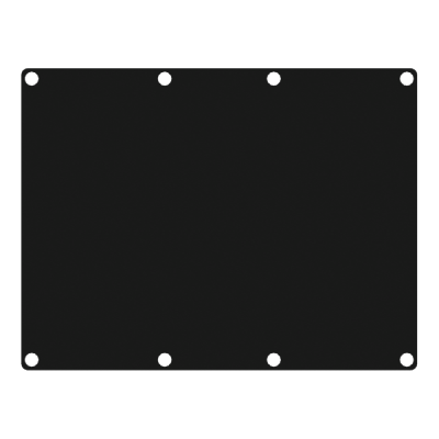 CAYMON CASY 301/B CASY 3 space closed blind plate Black version