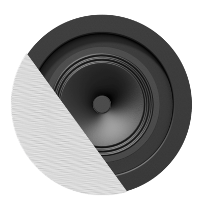  Głośnik głośniki AUDAC CENA 506/B SpringFit™ 5" ceiling speaker Black version - 8Ω and 100V