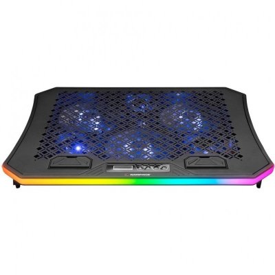 Podstawka chłodząca Rampage AD-RC34 pod laptopa 10-19 cali LED USB RGB cicha
