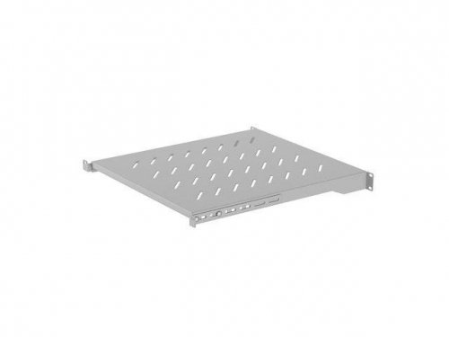 Półka do szaf 19 cali 800mm Lanberg (1U/ 483 x 500 mm, udźwig do 25 kg, montaż 4 punktowy)