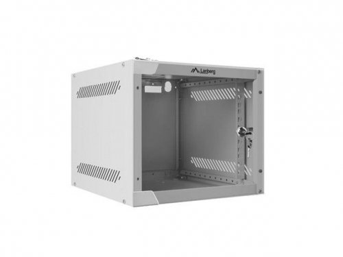 Szafa instalacyjna Rack wisząca 10 cali 4U 280x310mm szara Lanberg (flat pack)