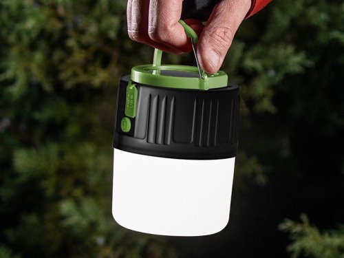Tracer Solarna lampa kempingowa z funkcją powerbank Power