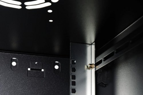 Digitus Szafa sieciowa wisząca Dynamic 19" 9U rack 474x600x600mm, drzwi szyba, czarna, niezłożona, 60kg
