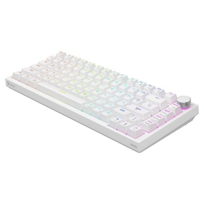 Savio Klawiatura magnetyczna ASTRAL White OUTEMU White jade RGB