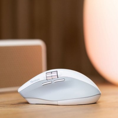 YENKEE Mysz, myszka  bezprzewodowa, akumulator, Dual 2xBT +USB2,4G Flying Scroll