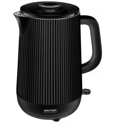 MPM Czajnik podwójne ścianki 1,7L czarny MCZ-115/C