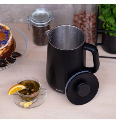 MPM Czajnik podwójne ścianki 1,7L czarny MCZ-115/C