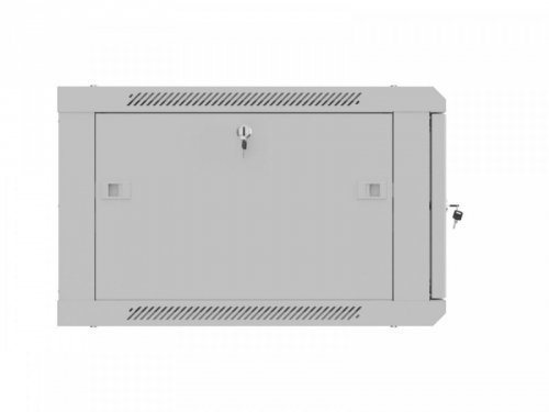 Lanberg Szafa instalacyjna rack wisząca 19 cali 6U 600x600 szara drzwi perforowane (flat pack)